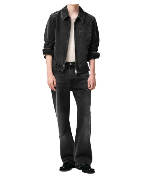 Ami De Coeur denim zipped jacket Ami Paris | HJK904.DE0124031 USED BLACK